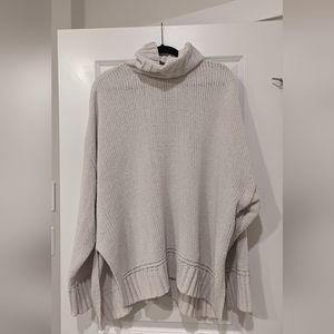 Aerie White Turtleneck Sweater